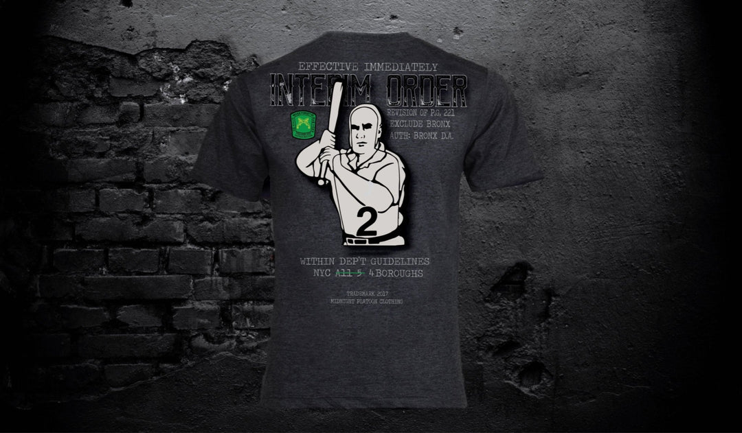 Midnight Platoon Announces Release of "Within Dep't Guidelines" T-Shirt Design to Raise Funds in Solidarity With Indicted NYPD Sgt. Hugh Barry - MIDNIGHT PLATOON