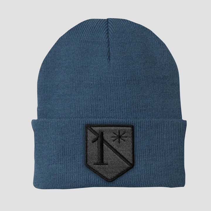 1* Vintage Blue Beanie - MIDNIGHT PLATOON