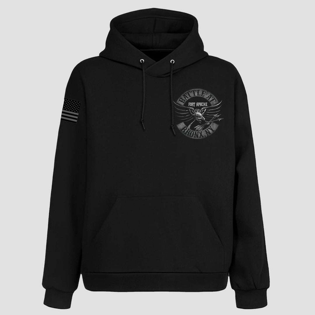 BATTLE AT FORT APACHE - PULLOVER HOOD - MIDNIGHT PLATOON