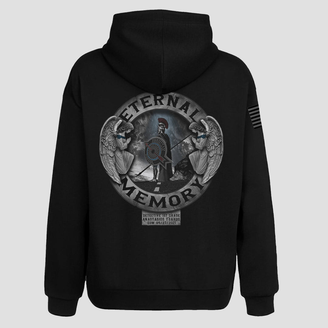 ETERNAL MEMORY - The Anastasios Tsakos Memorial Tribute PULLOVER HOOD - MIDNIGHT PLATOON
