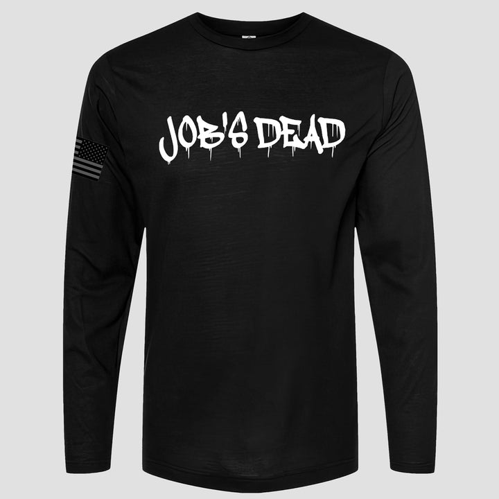 JOB'S DEAD DRIP LONG SLEEVE TEE - MIDNIGHT PLATOON