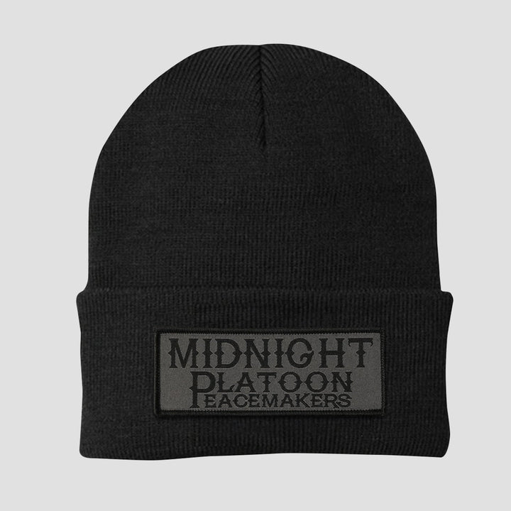 MIdnight Platoon Peacemakers Vintage Black Beanie - MIDNIGHT PLATOON
