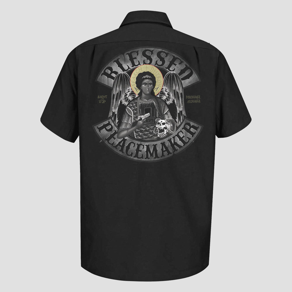 ST. MICHAEL PROTECT US - WORKSHIRT - MIDNIGHT PLATOON