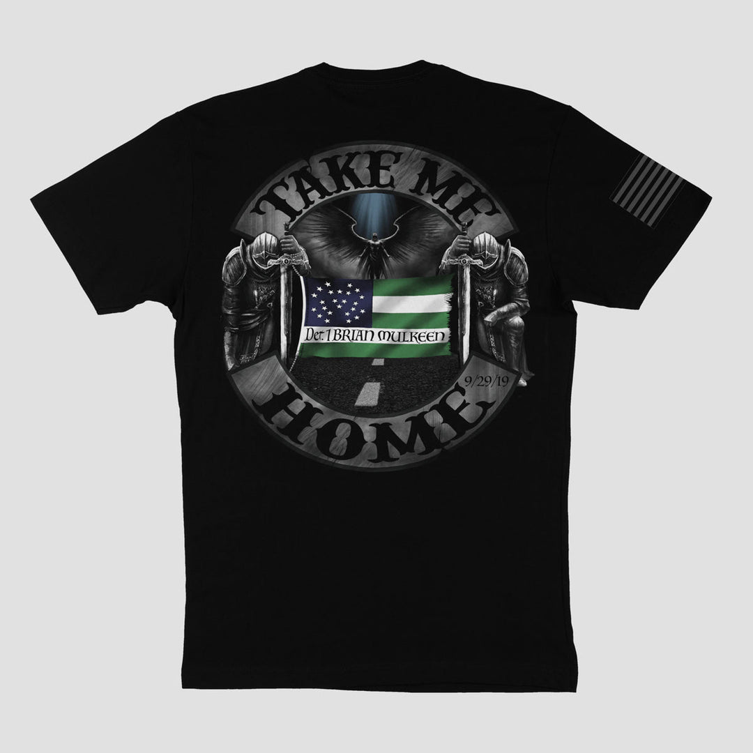 TAKE ME HOME - The Brian Mulkeen Memorial Tribute Shirt - MIDNIGHT PLATOON