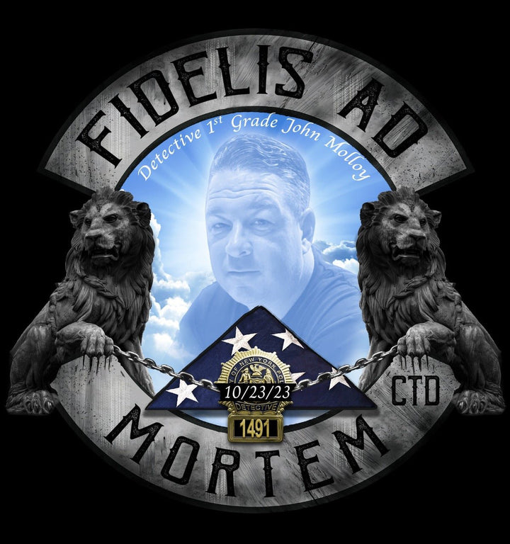 DET. 1 JOHN MOLLOY MEMORIAL T-SHIRT - MIDNIGHT PLATOON