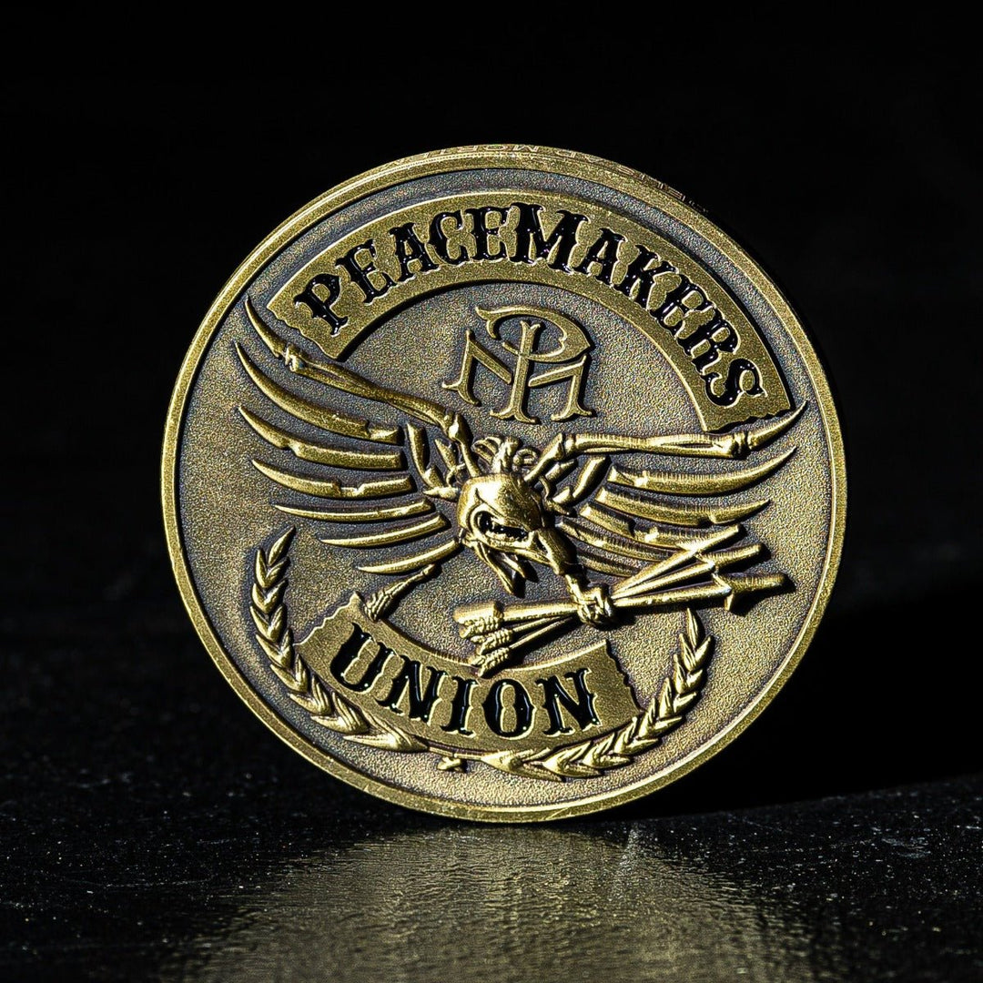 FAITHFUL LIBERTY COIN (VERSION 3) - ANTIQUE BRASS - Midnight Platoon