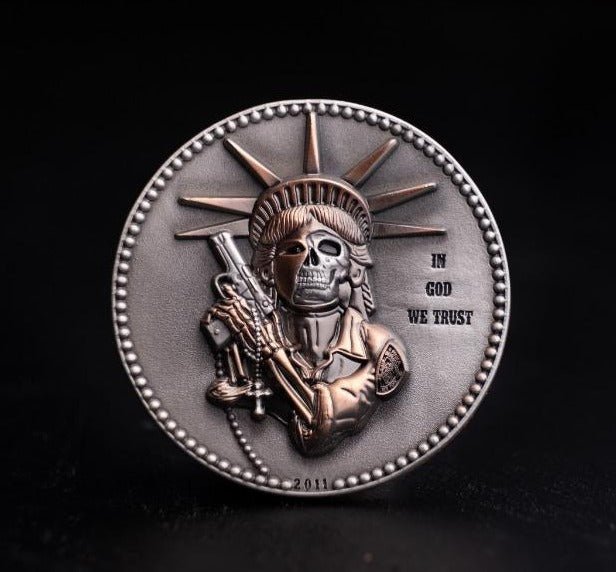 FAITHFUL - (VERSION 1) 2.25 INCH LIBERTY COIN - Midnight Platoon