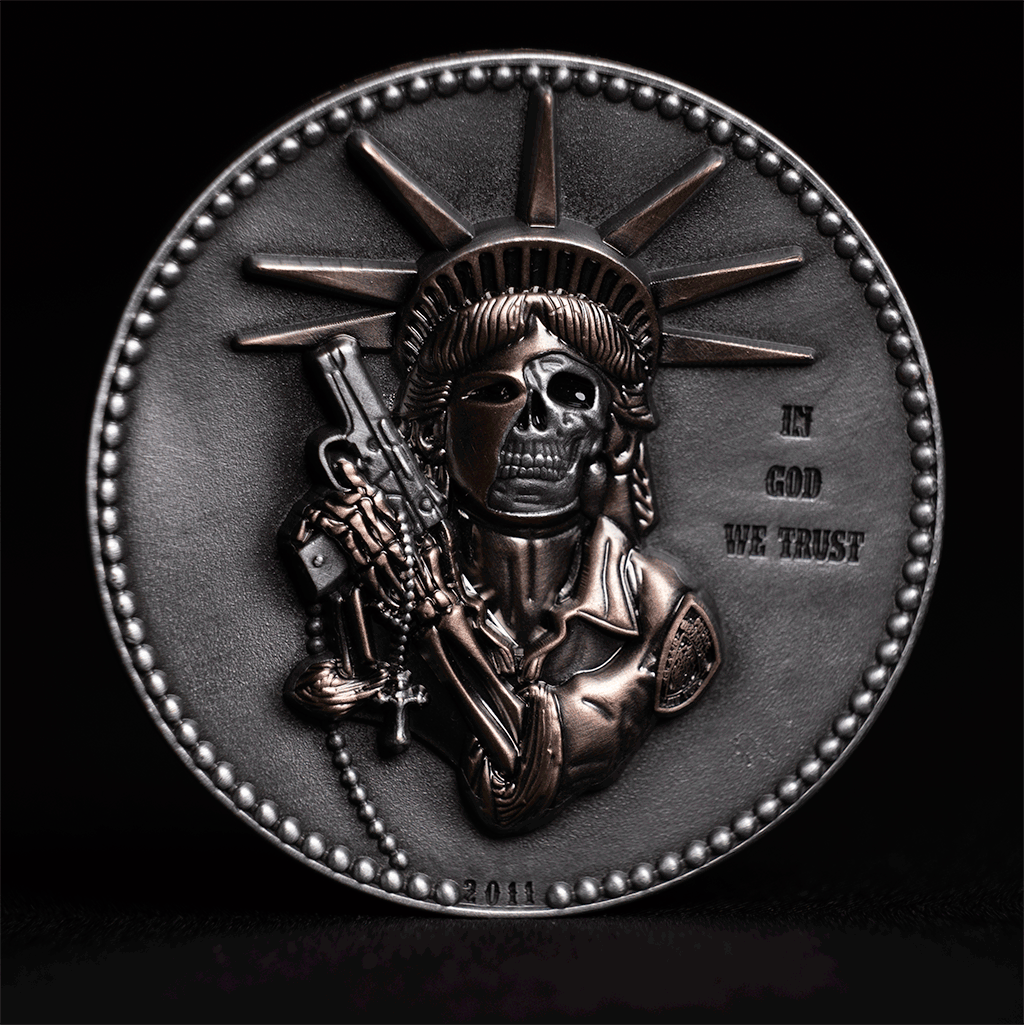 FAITHFUL - (VERSION 1) 2.25 INCH LIBERTY COIN - Midnight Platoon