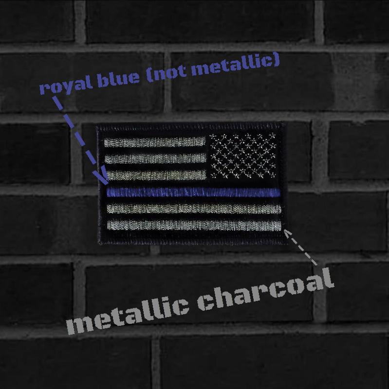 'THE LINE' U.S. FLAG PATCH - RIGHT SHOULDER - Midnight Platoon