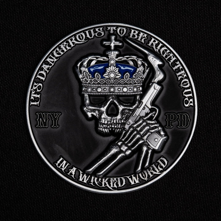 WICKED WORLD - 2.5 INCH CHALLENGE COIN - Midnight Platoon