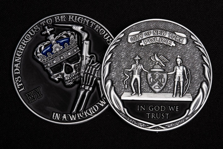 WICKED WORLD - 2.5 INCH CHALLENGE COIN - Midnight Platoon