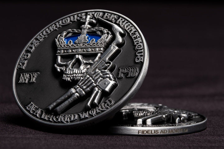 WICKED WORLD - 2.5 INCH CHALLENGE COIN - Midnight Platoon